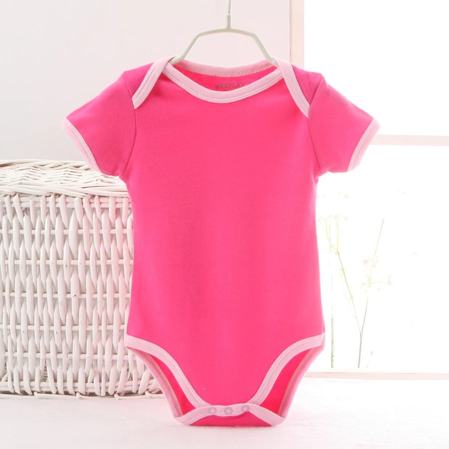 Male and female baby coveralls summer cotton short sleeve triangle package fart Romper newborn clothes thin clothing | Канцтовары для