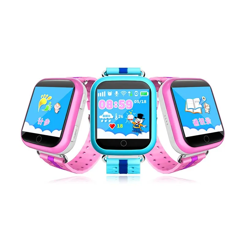 Gps умные часы Q750 Q100 детские с Wifi 1 54 дюймов сенсорный экран SOSCall устройство