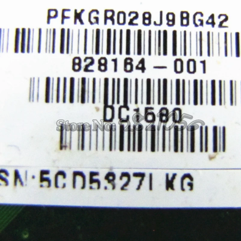 NOKOTION 828164-001 аккумулятор большой емкости DA0U8AMB6A0 материнская плата для ноутбука hp павильон 15 15-F материнская плата SR1YJ N2840 DDR3