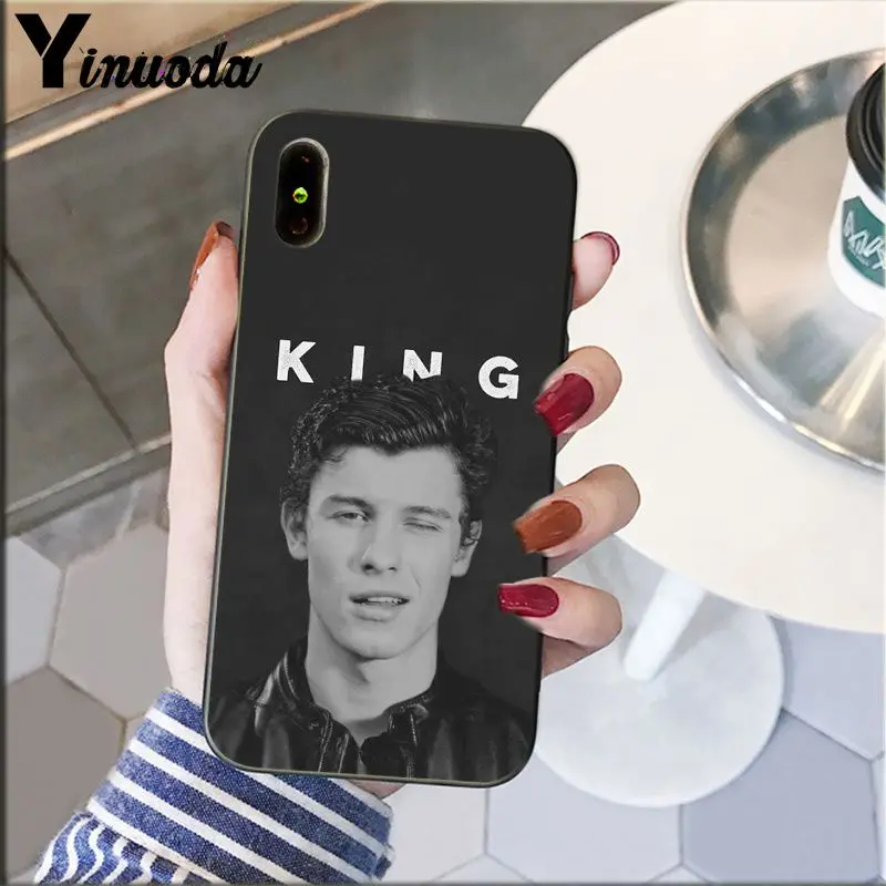 Yinuoda Канада певицы Shawn Mendes чехол для телефона из мягкого силикона ТПУ с рисунком