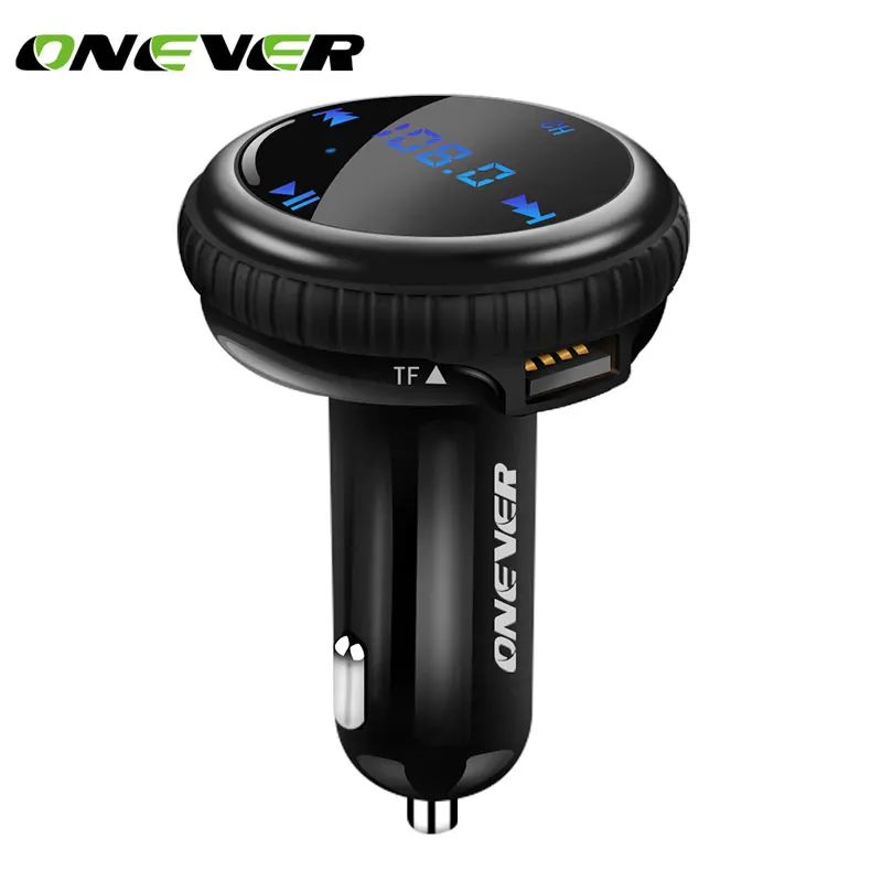 Onever Bluetooth Car Kit Music Player FM Transmitter Modulator GPS Finder Locator 2.1A Dual USB Charger Support TF Card | Автомобили и