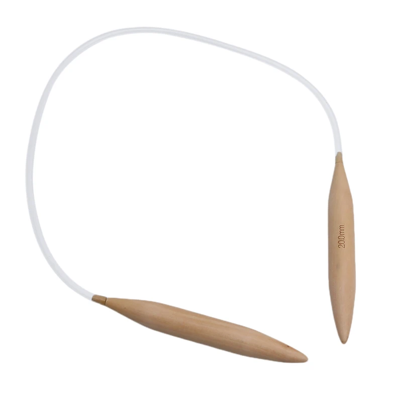 Спицы для вязания крючком деревянное кольцо игла свитера карбонизированная