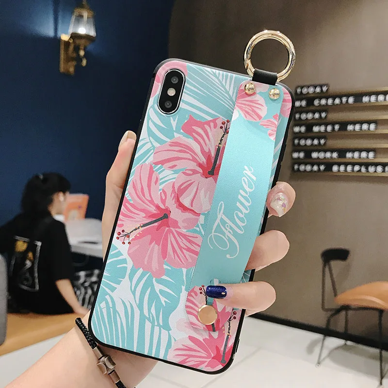 5 Чехол для телефона для samsung Galaxy Note 10 10+ 8 9 S9 S8 S10 плюс A30 40 50 A70 ремешок чехол Крышка-держатель с Fingerprin - Цвет: 5