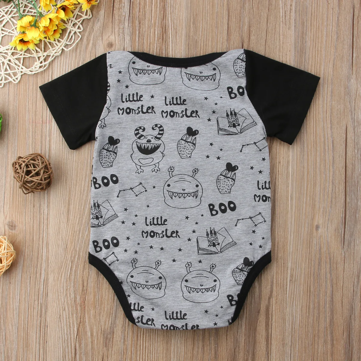 2018 Новинка для новорожденных Для маленьких мальчиков и девочек Боди Комбинезон