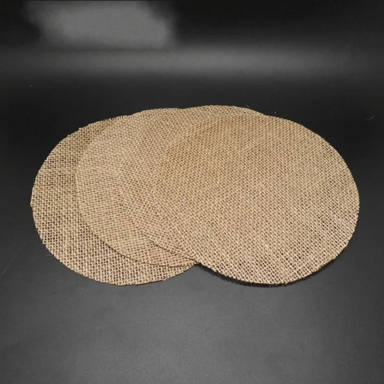 1 шт. джутовые Hessian мешковины льняные кружевные столовые приборы держатель винтажные на день рождения свадьбу декоративные столовые принадлежности 62446