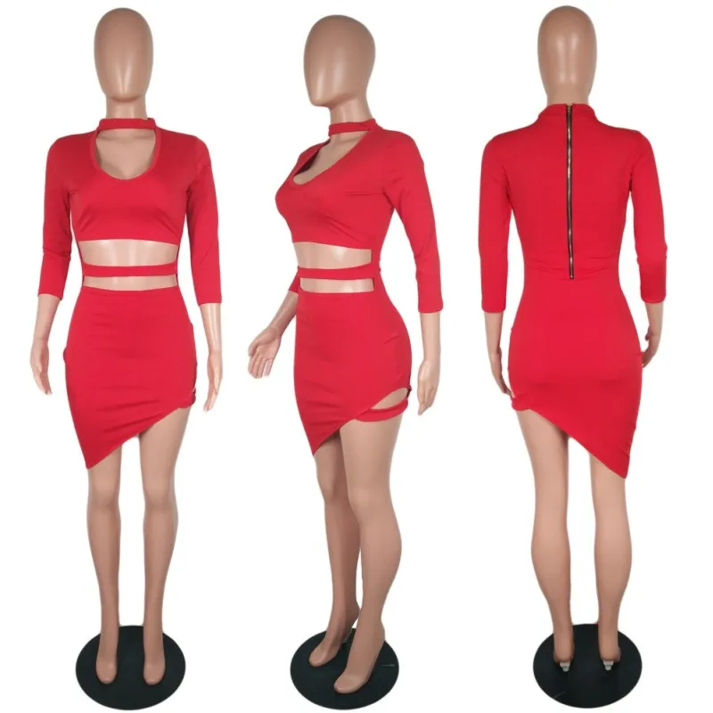 YSMARKET Vestidos женское сексуальное облегающее Бандажное платье, летнее Открытое платье с рукавом 3/4, облегающее повседневное Клубное вечернее платье, мини короткое