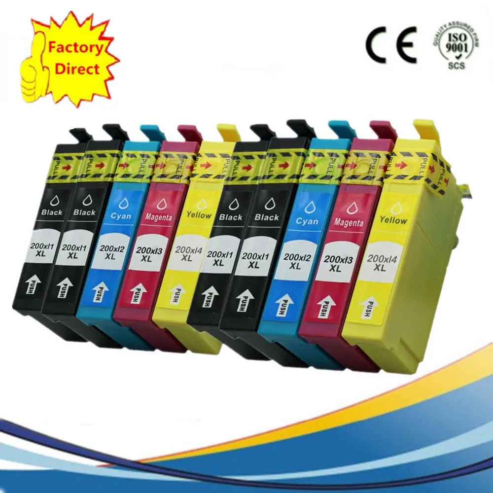 T2001 T200 T200XL1 T2001XL Замена чернильных картриджей WF-2520 WF-2530 WF-2540 XP-200 XP-300 XP-310 XP-400 XP-410 |