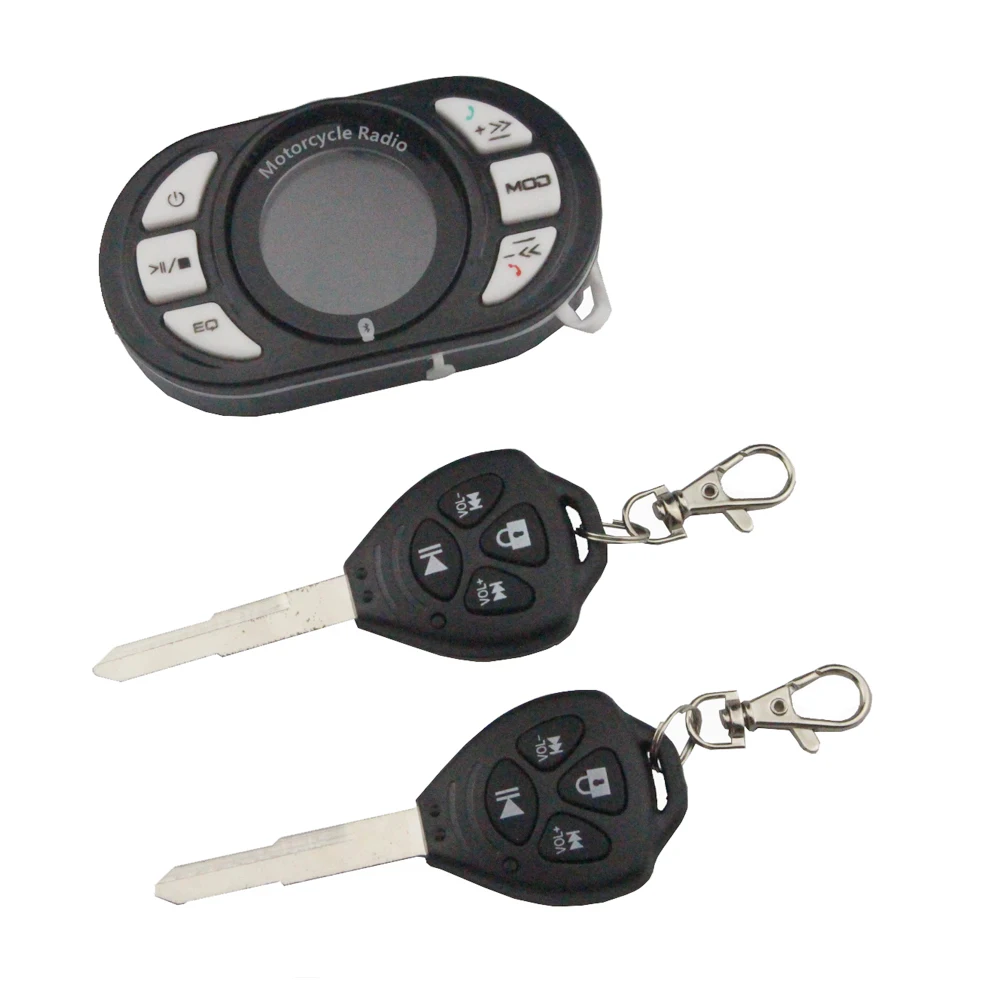 Водонепроницаемый колонки для мотоциклов усилитель ЖК-дисплей Экран Bluetooth MP3