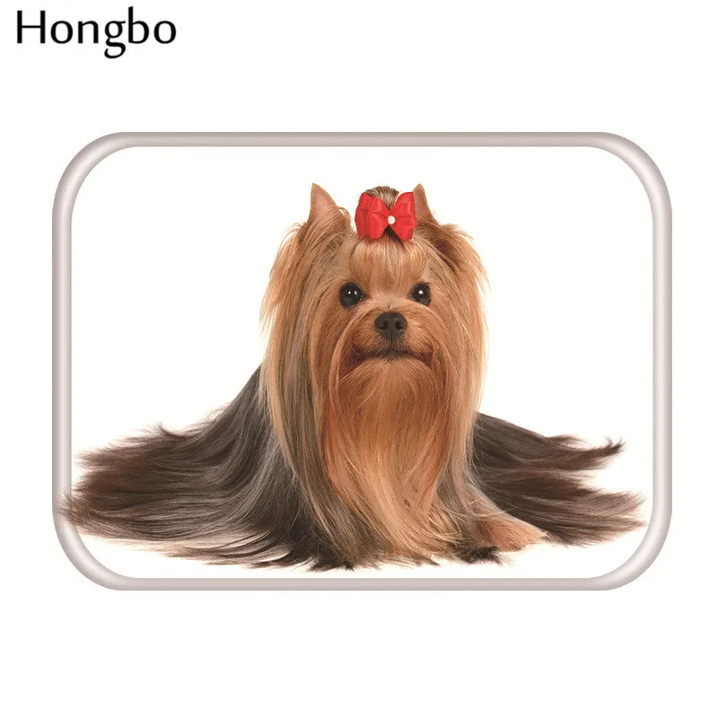 Модный милый фланелевый коврик для входной двери с животными Hongbo милые домашние