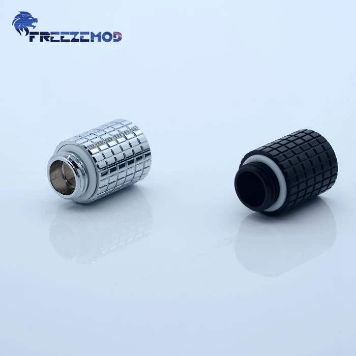 FREEZEMOD медный удлинитель с штекером на гнездо 20 мм резьба G1/4 '' компьютер кулер