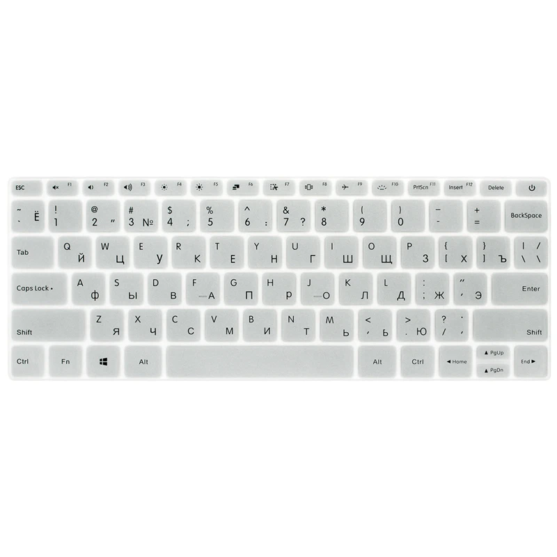 Силиконовый чехол для русской клавиатуры Xiaomi Mi Notebook Air 12 5 13 3 Pro 15 6 Защитная пленка