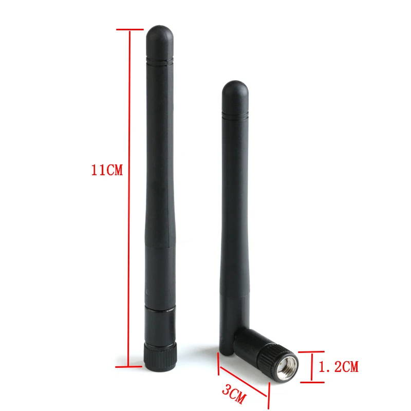 Антенна Wi Fi 2 4 ГГц 3dBi Omni с коннектором RP SMA папа мама для беспроводного