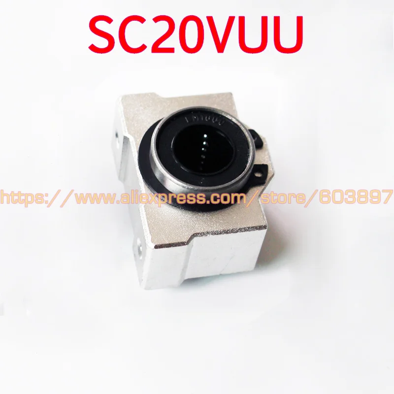 20 мм втулка подшипника SCV20 SCV20UU SC20V SC20VUU Линейный подшипник для рельса вала|linear