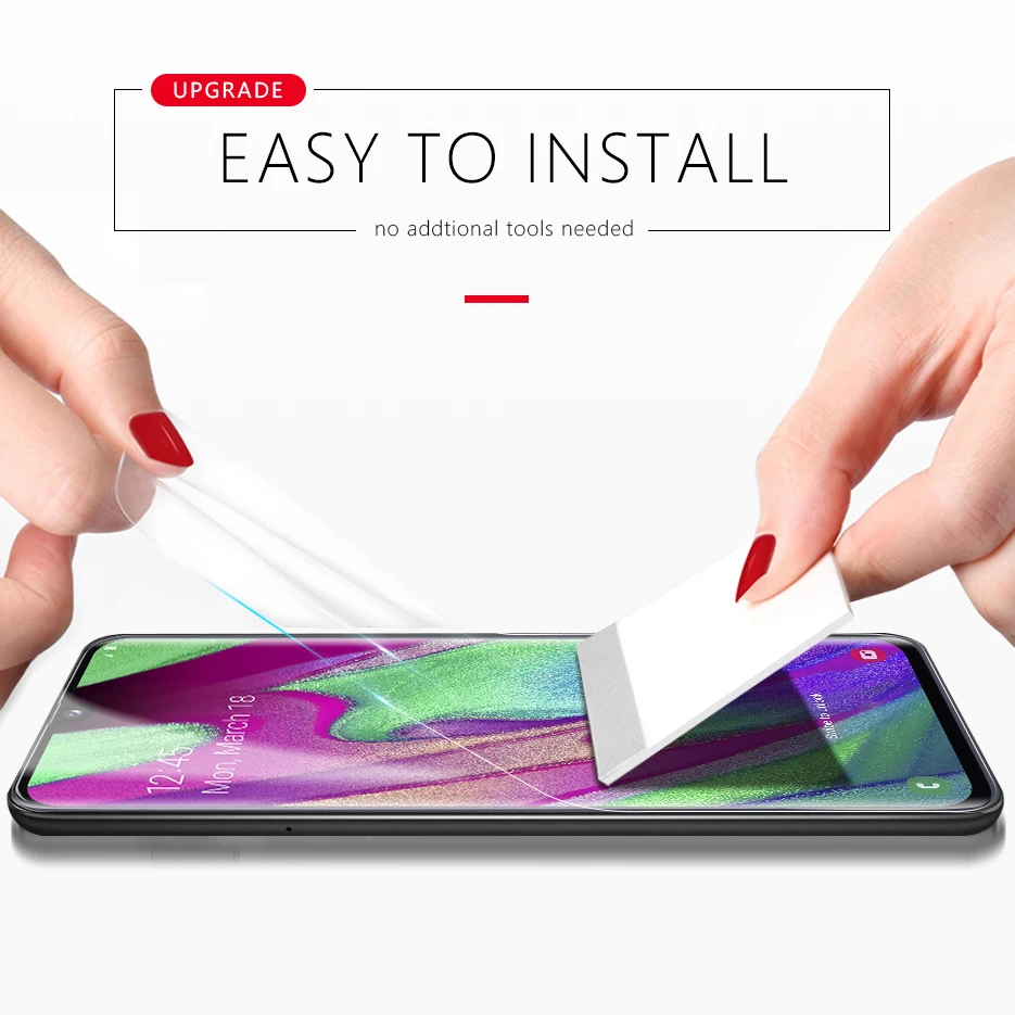 Изогнутая 3d пленка CHYI для Samsung Galaxy A40 A20 A80 Защитная с полным покрытием