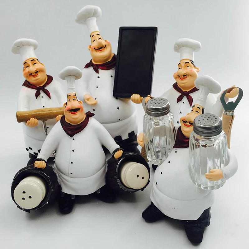 Useber Европейский стиль ретро креативный шеф-повар маленькая модель ресторанный