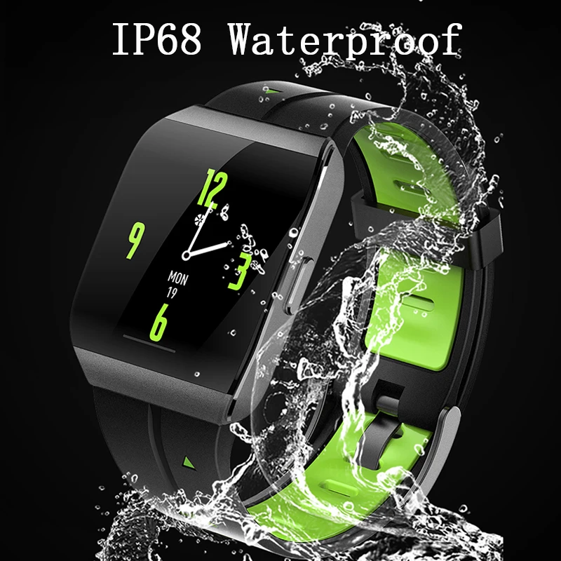 Смарт-браслет с цветным сенсорным экраном водостойкий IP68 | Электроника
