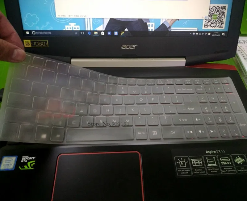 15 6-дюймовый защитный чехол для клавиатуры ноутбука из ТПУ Acer NITRO 5 AN515 игровой AN5 VX