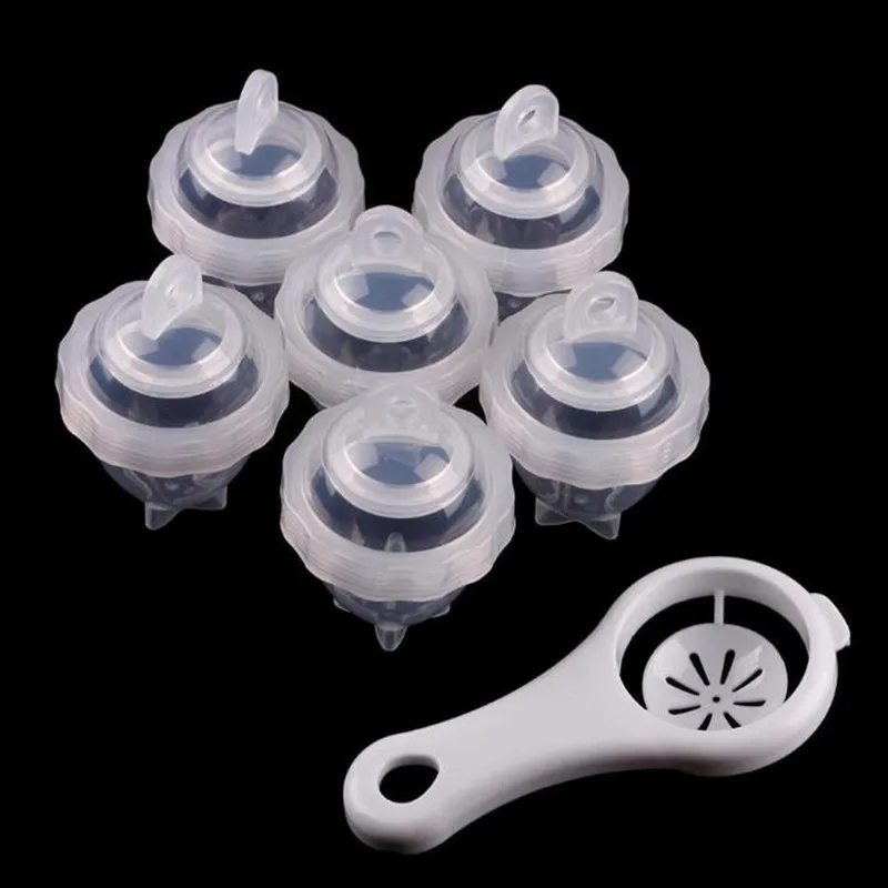 7 шт./компл. новые ясные яичные палочки сепаратор для желтка варка твердых яиц без