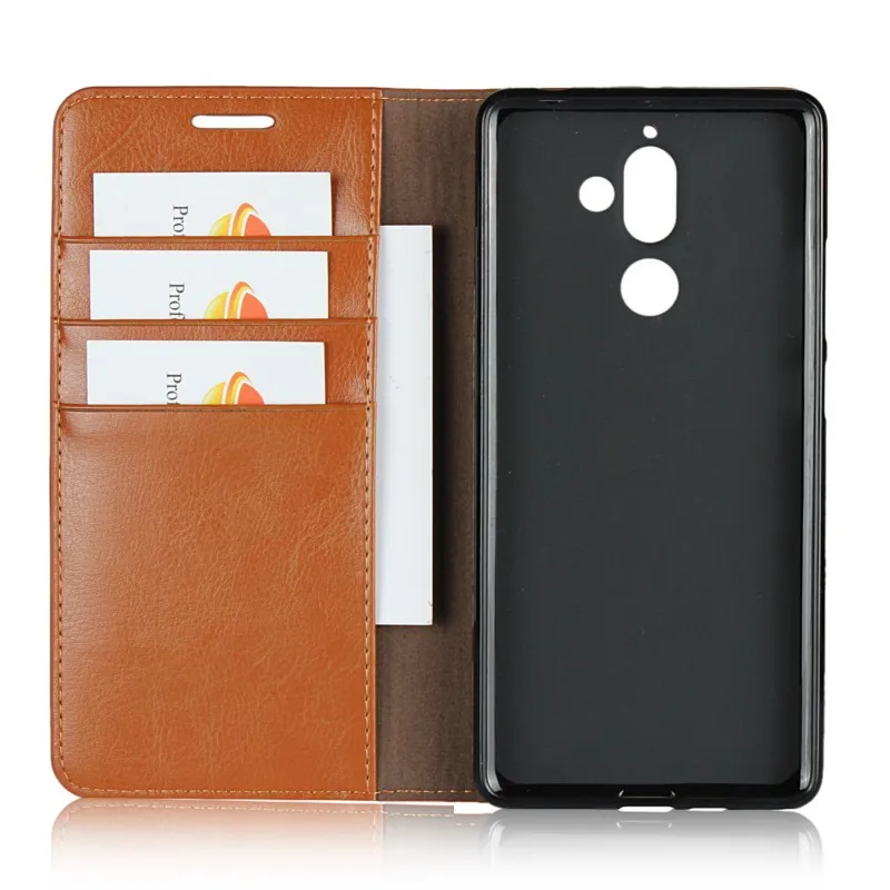 OEEKOI Crazy Horse кожаный чехол-книжка с кошельком из натуральной кожи чехол для Nokia 7,2/4,2/3,2/2,2/2,1/5,1/3,1/X6/7 Plus