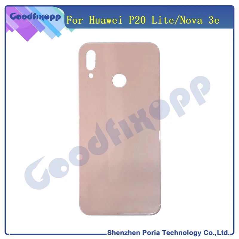 Крышка батарейного отсека для Huawei P20 Lite/Nova 3e стеклянная задняя крышка запасные