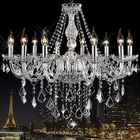 Роскошная экспортная хрустальная люстра K9, 220 В переменного тока, 6810121518 лампочек, экспортный класс, хрустальные люстры K9