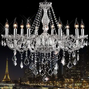Роскошная экспортная хрустальная люстра K9, 220 В переменного тока, 6810121518 лампочек, экспортный класс, хрустальные люстры K9