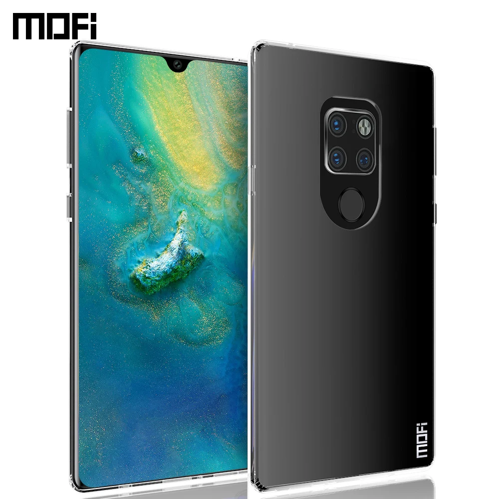 Чехол накладка MOFi для Huawei Mate 20 акриловый Гибридный чехол из ТПУ кристально чистый