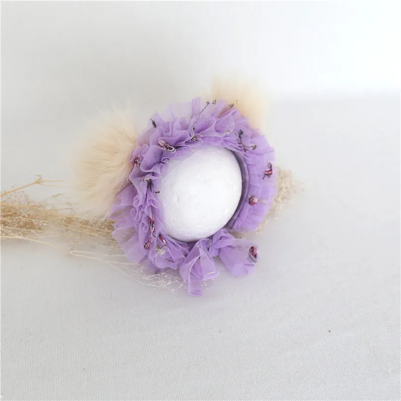 Одежда розового цвета для новорожденных рюшами Цветочный чепчик класса люкс