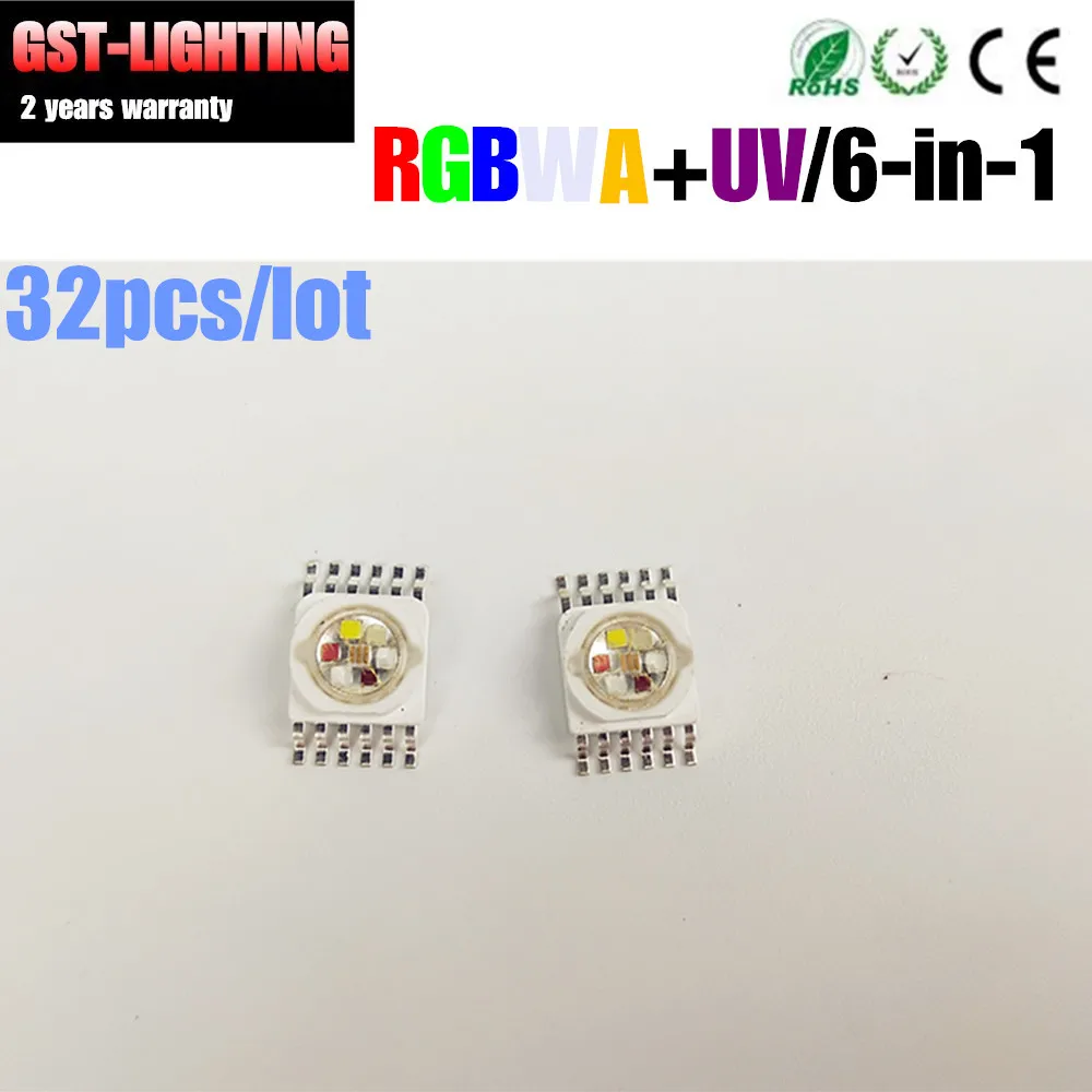 32 шт. Светодиодная лампа rgbwa + УФ светодиодная для 36x18 Вт 6 в 1 zoom moving head light led par