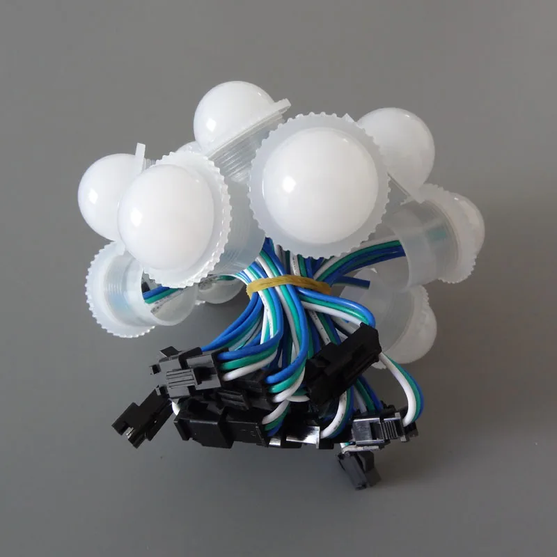 26 мм WS2811 светодиодный модуль пиксела 3 шт 5050 SMD RGB 0 72 W DC12V вход матовое покрытие