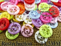 75pcs 13 5mm transparent mixed flowers shape dyed resin buttons coat boots sewing clothes accessory decoration fit r 135
