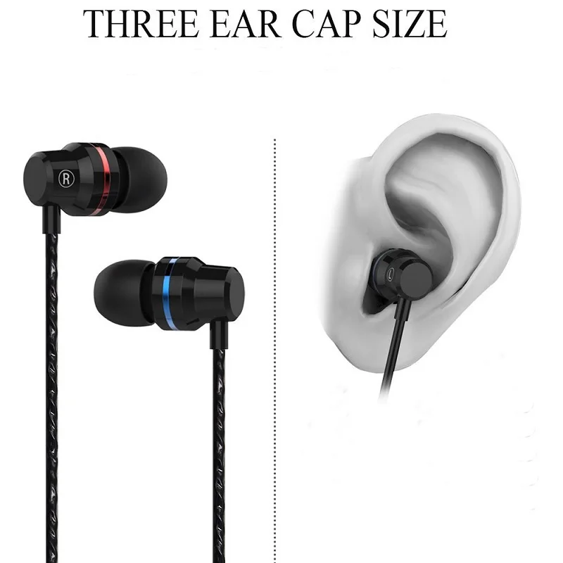 Ytom In Ear Wire металлические наушники супер бас стерео с микрофоном для iPhone 6 5s 5 xiaomi pc