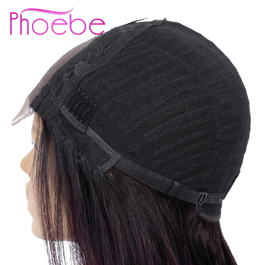 Phoebe 4x4 парики из натуральных волос на кружеве #613 1B/27 1B/99J предварительно сорванные