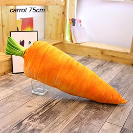 Carrot 22 фрукты овощи в форме плюшевые игрушки подушка валик клубника манго дуриан киви лук брокколи морковь реалистичный Декор - Цвет: Carrot