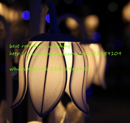 2 шт./лот смоляный маленький угол с цветком дизайн свадебные столбы/Свадебный