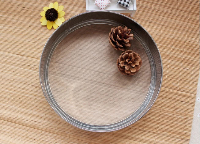 1 шт. 7 дюймов инструменты для выпечки тортов из нержавеющей стали просеиватель