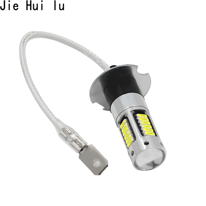 6000K белый 30-SMD 4014 H1 H3 9005 9006 1156 T15 H27 H7 T10 PW24W светодиодный лампы для автомобилей Противотуманные фары Габаритные огни DRL лампы