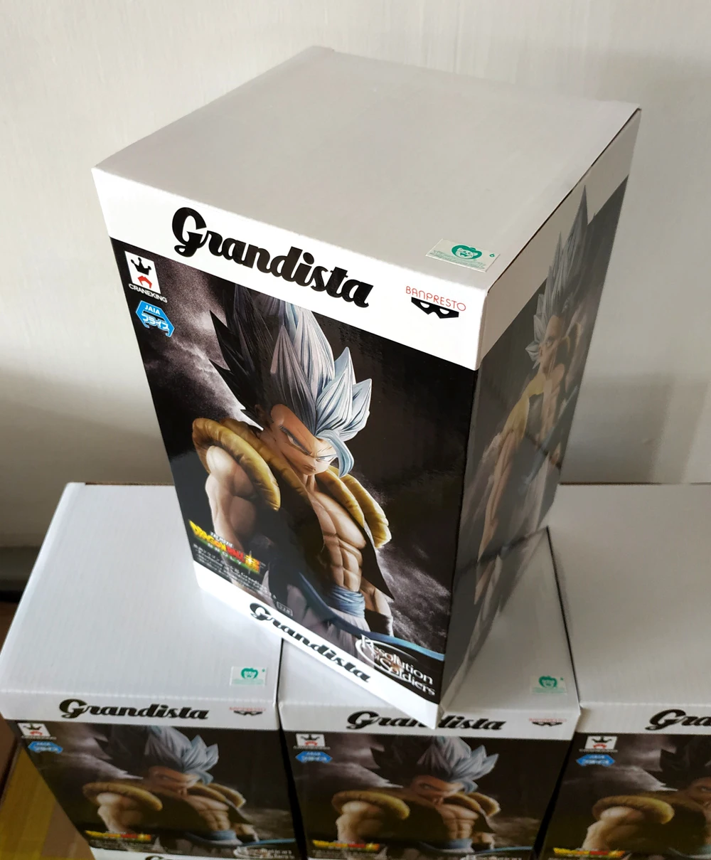 Banpresto разрешение солдат грандиста Коллекция фигурка-Ультра инстинкт Сон Гоку Гохан гогета "Dragon Ball SUPER"