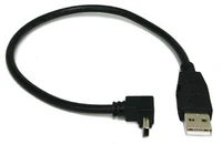 jimier cy cable mini usb b 5pin male up angled to usb male cable 0 5m