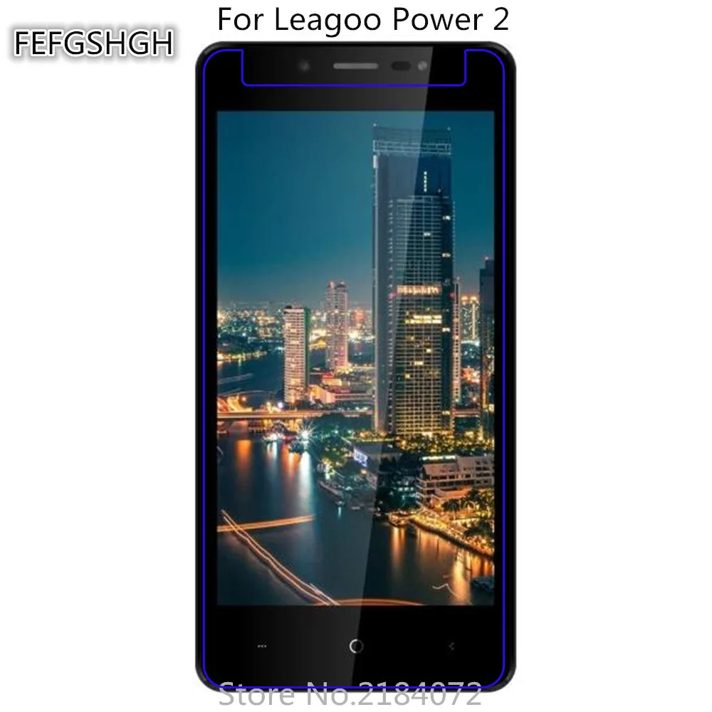 Закаленное стекло для Leagoo Power 2 шт. защитная пленка 9H защита экрана