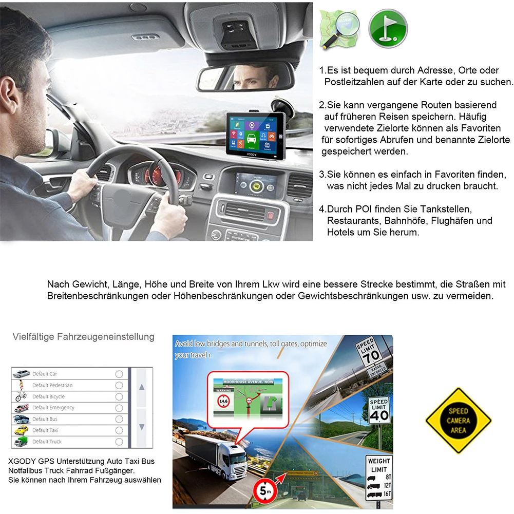 9 дюймов фильмы устройства HD Автобус gps навигатор для грузовика Настольные Игры