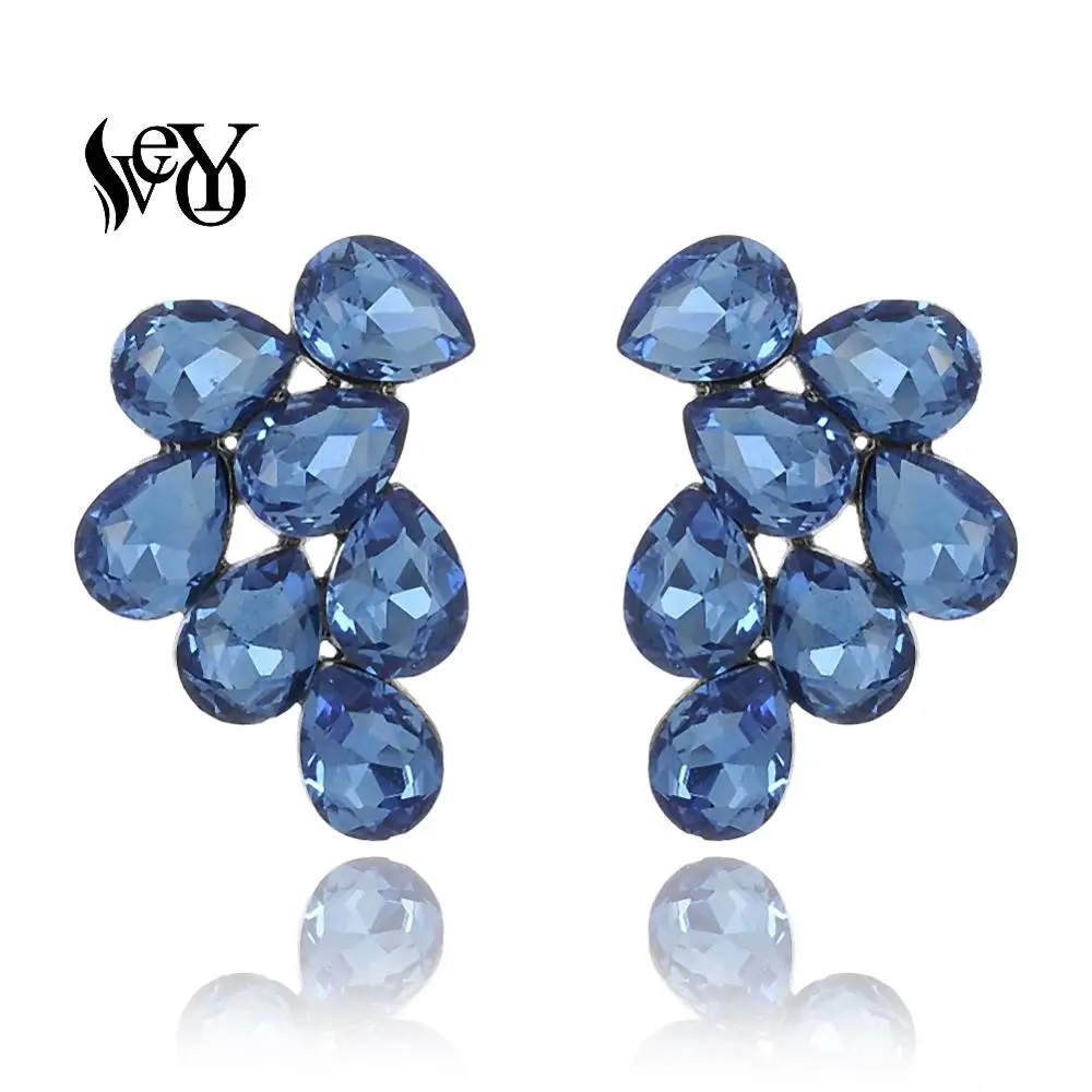 

VEYO Elegant Stud Earrings Fashion Jewelry Crystal Earrings for Women Wholesale