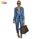 Повседневный Комбинезон JRRY, лидер продаж, свободные толстовки, женские джинсовые комбинезоны, модная женская одежда