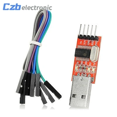 

USB 2.0 to TTL UART 5 PIN Module Serial Converter CP2102 STC PRGMR Free Cable