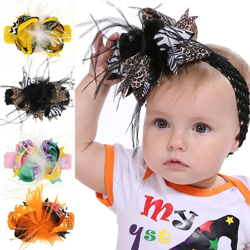 Детский обруч для волос с бантом на Хэллоуин|hair accessories|girls hairbandsaccessories hair accessories |