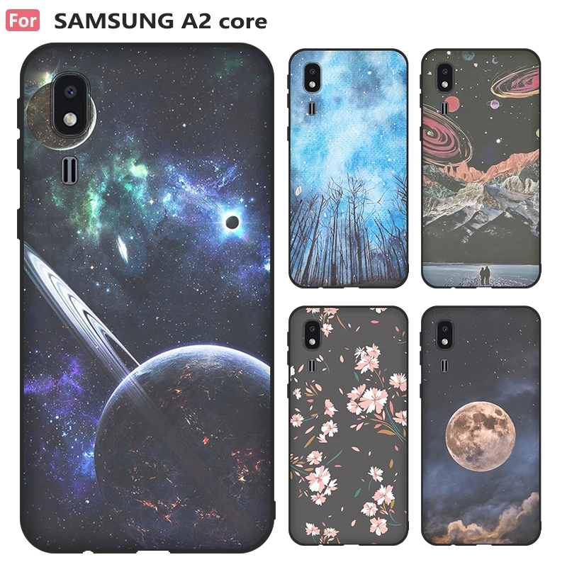 Стильный силиконовый чехол хорошего качества для телефона samsung Galaxy A2 CORE защитный
