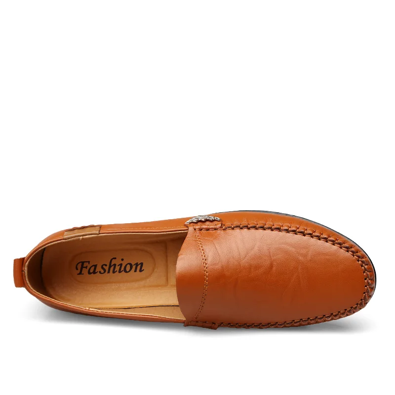 Мужские мокасины из мягкой кожи натуральная кожа повседневные туфли-лодочки