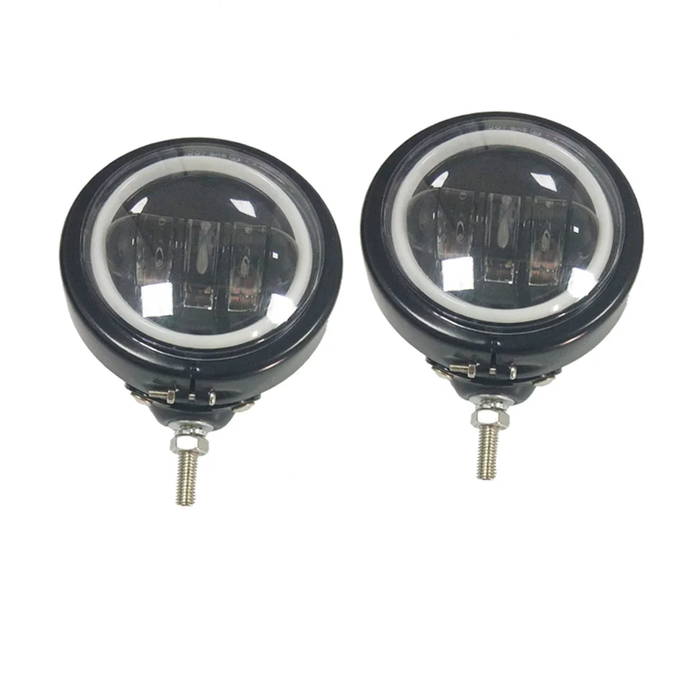 4-1/" 4,5 дюймов светодиодные противотуманные фары ближнего света DRL 4,5 дюймов корпус ковша для мотоцикла