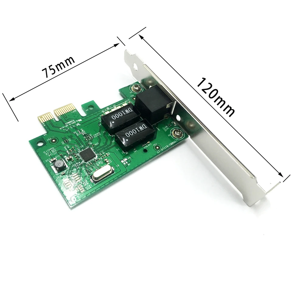 ZML PCI-E сетевая карта Gigabit Ethernet адаптер с разъемом PCI Express до RJ45 Lan порт для ПК