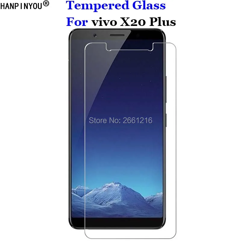 ДЛЯ vivo X20 Plus закаленное стекло 9H 2.5D Премиум Защитная пленка для X20plus 6 43&quot|Защитные